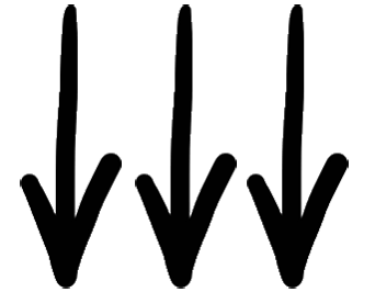 three arrows transparent